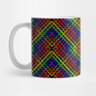 Rainbow Pattern - Landscape Orientation Mug